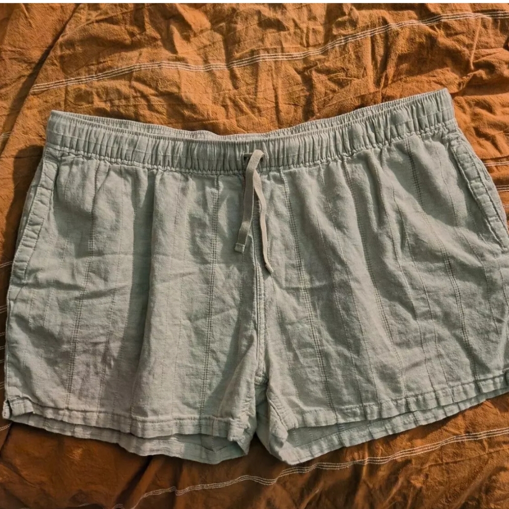 Patagonia Green Athletic Shorts Lightweight Elastic Waist